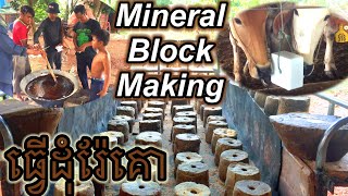 How to Make Mineral Block Making for Cow [upl. by Moor]