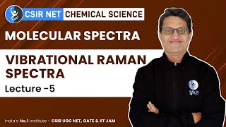 Vibrational Raman Spectra  Molecular Spectra Chemistry [upl. by Ailati]