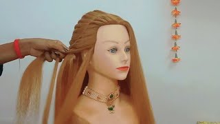 Top 3 Easy and Beautiful hairstyle 🥰 for girls for open hair  Beautiful and amazing hairstyle [upl. by Featherstone]