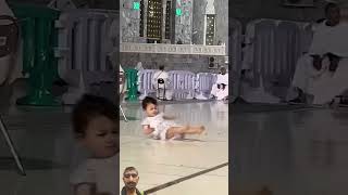 Cute Baby faling in Al Haram Makkahshorthajj2024viral [upl. by Templa803]