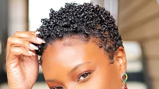 HOW TO Cheap and Easy WASH N GO Tutorial For POPPIN Curls on SHORT HAIR [upl. by Wallford236]