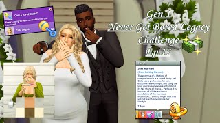 The Sims 4 Never Get Bored Legacy Challenge Gen1 Ep17 Getting Married Due to Pregnancy💍🤰🏼 [upl. by Lemyt]