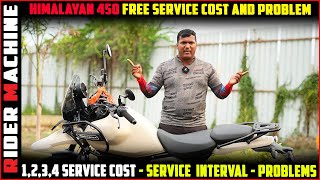 Himalayan 450 Service Cost Tamil  Service Cost 1234  Problem  Detailed Video  Rider Machine [upl. by Alisun]