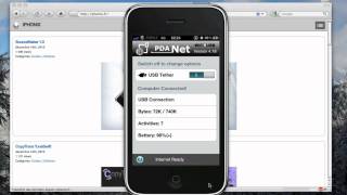 PDANet Modem 3G USB iPhone [upl. by Yelloh]