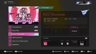 DJMAX RESPECT V Main Stage 3 Piano  Ritardando  V LIBERTY [upl. by Nerta]