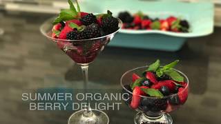 How to Make Summer Organic Berry Delight with Limoncello amp MintRockinRaffi episode5 [upl. by Nagorb]