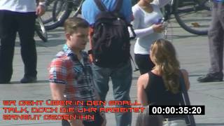 Date mit fremder Frau in unter einer Minute Das Experiment [upl. by Nerrat]