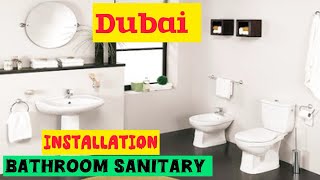 WC Wash Basin Installation DubaiHow to Fix Dubai Sanitry BathroomAccessories Fixing Tiolet Dubai [upl. by Koah76]