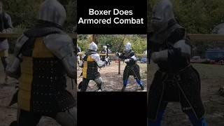 Boxer Does Buhurt armoredcombat buhurt boxing memes [upl. by Macegan752]