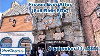 Frozen Ever After Full Ride POV  September 11 2023 [upl. by Ardnekahs]