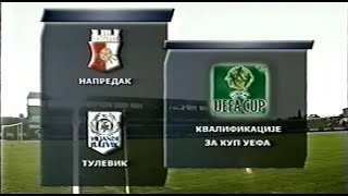 UEFA Cup FK Napredak 51 JK Tulevik [upl. by Lever948]