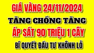 Giá vàng hôm nay 9999 Ngày 25 tháng 11 năm 2024  Giá vàng nhẫn 9999  Bảng giá vàng 24k 18k 14k [upl. by Moses]