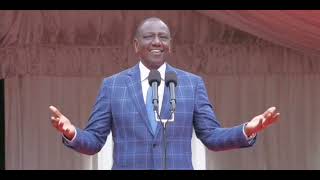 Rais Uhuru Kenyatta nilifanya vile uliniambia namalizia kazu Presiden Ruto [upl. by Alaehs691]