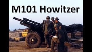 M101 Howitzer 105 mm in Vietnam [upl. by Manaker963]