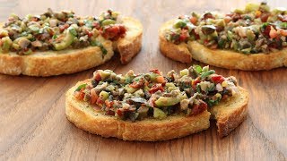 Olive Tapenade Italian Appetizer Recipe [upl. by Asilaj]