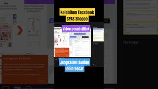 Kelebihan Facebook CPAS Shopee ialah jangkauan Audien Lebih besar [upl. by Siram]