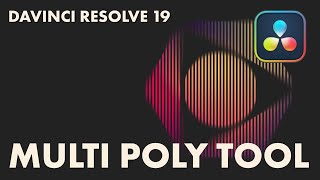 How to use Multi Poly Tool in DaVinci Resolve 19 [upl. by Nirhtak]