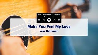 Make You Feel My Love  Luke Halvorsen [upl. by Nahtam]