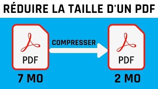 comment réduire la taille dun PDF comment compresser un PDF [upl. by Tirrell]