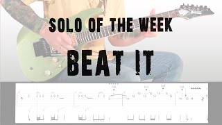 Solo Of The Week 10 Eddie Van Halen  Beat It tab [upl. by Mead480]