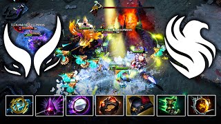 XTREME GAMING vs FALCONS  WHAT A GAME  BLAST Slam I Dota 2 [upl. by Enovahs]