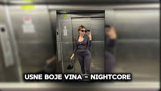 BOBAN RAJOVIC  USNE BOJE VINA  nightcore  speed up [upl. by Nolan]