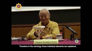 PROF NAMKHAI NORBU EXPLAINS ABOUT TIBETAN ASTROLOGY [upl. by Orton]