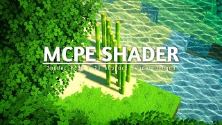 TOP 1 SHADER MCPE 121 amp 12130  COMPLAMENTRY SHADER  SUPPORT RENDER DRAGON amp REALISTIC SHADER [upl. by Michey]