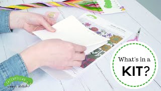 Whats in a cross stitch kit  How to get started [upl. by Kapeed]