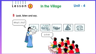 Class 1 english unit 4 page 77  In the Village  Lesson 2  ১ম শ্রেণির ইংরেজি পৃষ্ঠা ৭৭  New Book [upl. by Viridis15]