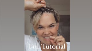 How to do a Topsy tail fake braid step by step [upl. by Suiratnod]