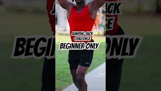 JUMPING JACK CHALLENGE FOR BEGINNERS ONLY jumpingjacks workoutchallenge [upl. by Aevin]