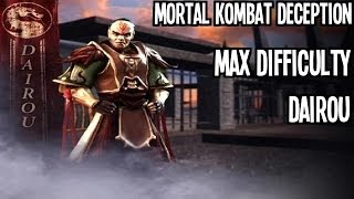 Mortal Kombat Deception  Dairou  Max Difficulty Commentary [upl. by Gretchen]