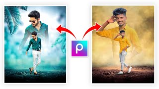 Double Photo Editing Tutorial in PicsArt [upl. by Honna65]