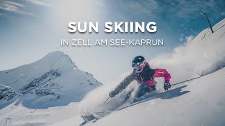 Sun Skiing in Zell am SeeKaprun [upl. by Rellia]