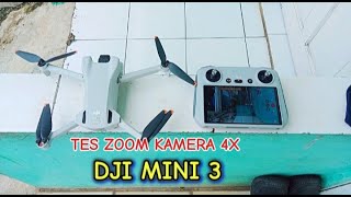 Tes zoom 4x kamera Drone Dji Mini 3 [upl. by Heddy]