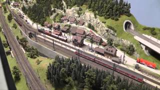 Modellbahnschauanlage in FürthOdw  Teil 1 Von der Küste bis zu den Alpen [upl. by Rondon]