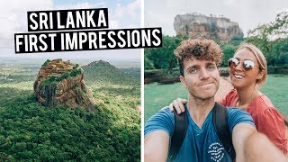 First Thoughts on Sri Lanka  Exploring Kandy amp Sigiriya [upl. by Elsa899]