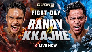 RANDY VS KKAJHE BYON COMBAT SHOWBIZ VOL3 LIVESTREAM [upl. by Acemat536]