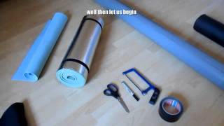 DIY  How To Make A Foam Roller [upl. by Kerman]