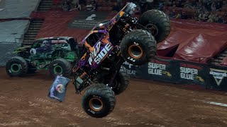 Monster Jam Greenville 04072024 HIGHLIGHTS [upl. by Ramas]