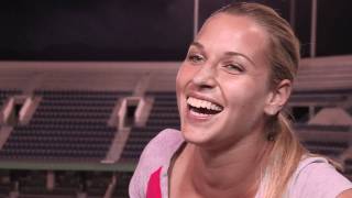 Dominika Cibulkova  Xperia Hot Shots Profile CC Subtitles [upl. by Atiuqal]