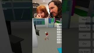 BABY ADLEY Dad amp Adley turn into BABiES in ROBLOX amp do BACKFLiPS shorts [upl. by Shaeffer]