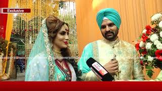 Exclusive Yuvraj amp Mansi Marriage  First interview After ਅਨੰਦ ਕਾਰਜ Ceremony  Dainik Savera [upl. by Gamin]