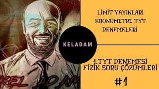 LİMİT YAYINLARI KRONOMETRE TYT DENEMELERİ 1TYT DENEME SINAVI FİZİK SORU ÇÖZÜMLERİ [upl. by Anabella140]