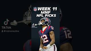 OUR 2 NFL PICKS for MONDAY NOVEMBER 18th MNF Texans vs Cowboys shorts [upl. by Uhthna429]