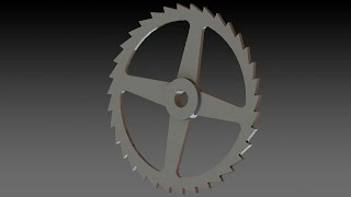 Diseño de un disco de sierra en solidworksTutorialCurso [upl. by How164]