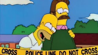 Homer Makes Flanders Believe His Family Is Dead [upl. by Amann]