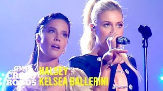 Halsey amp Kelsea Ballerini Perform Without Me  CMT Crossroads [upl. by Calvano]