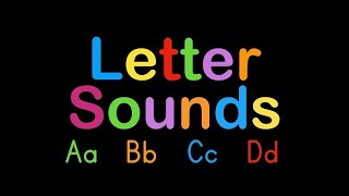 ABC Letter Sounds  Capital and Lowercase Alphabet [upl. by Sirromaj478]